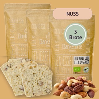 Sparset Nussbrote 3er Set