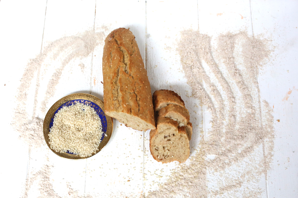 Backmischung-Sesambaguette4 Baguettes backen, Biobackmischung, Baguettes backen, Backmischung für Baguette,