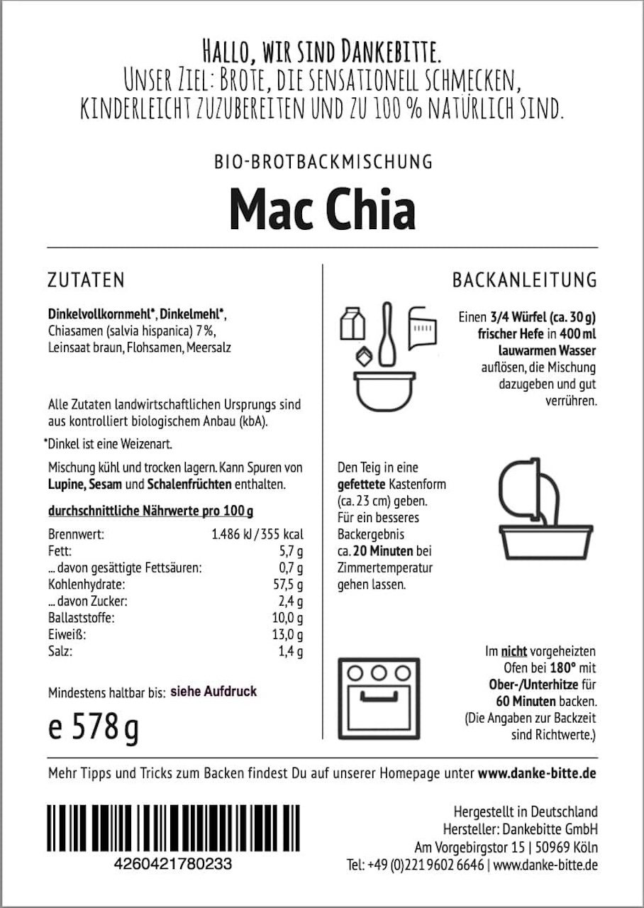 Mac Chia Etikett Brotbackmischung Mac Chia Etikett Brotbackmischung Kopie Mittel