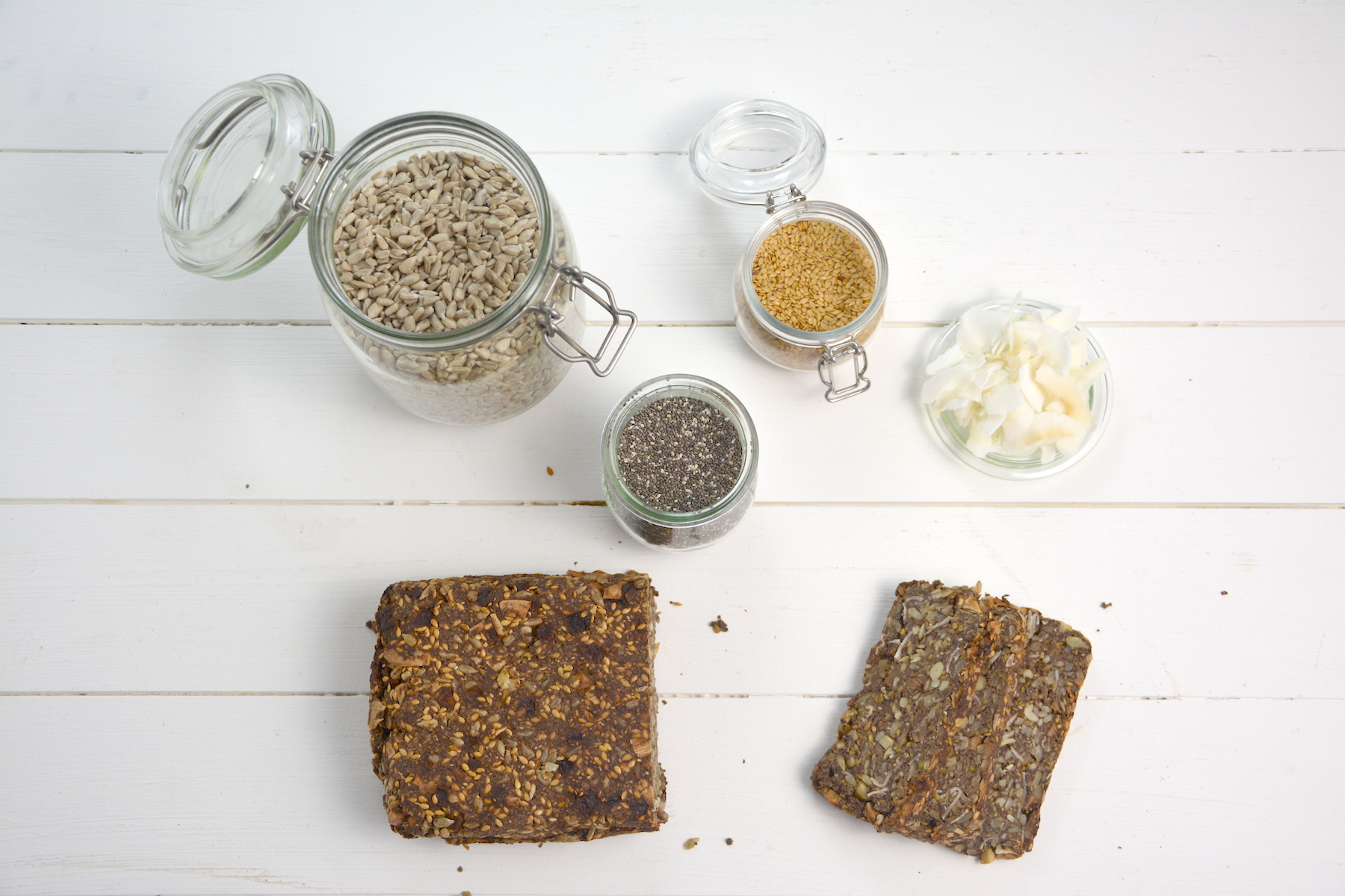 Brotbackmischung Paleobrot glutenfrei Kokosbrot Coco Chianel