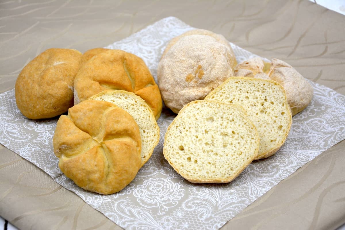 Helle Brötchen (glutenfrei) - 8 Stück - ohne Mais