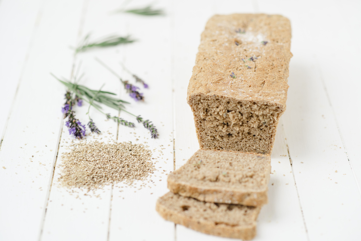 Brotbackmischung, Brot backen, Backmischung für Brot, Backmischung mit Lavendel