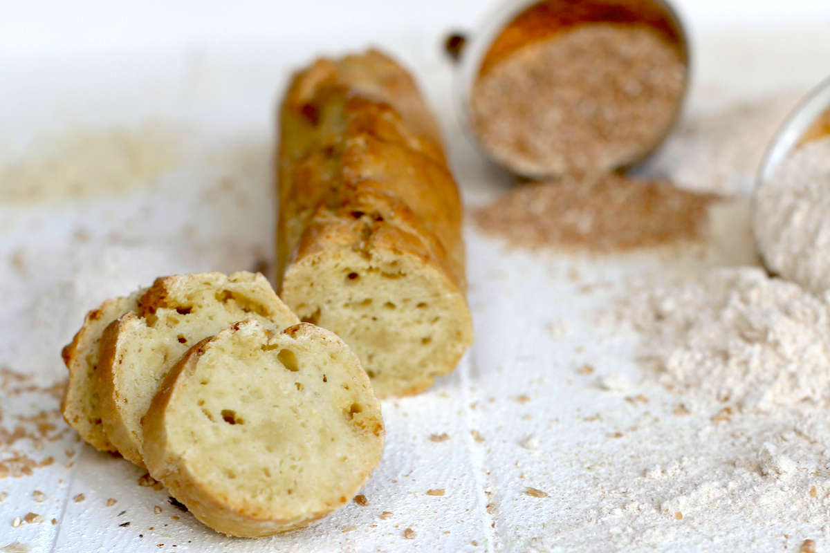 Backmischung-Sesambaguette5 Baguettes backen, Biobackmischung, Baguettes backen, Backmischung für Baguette,