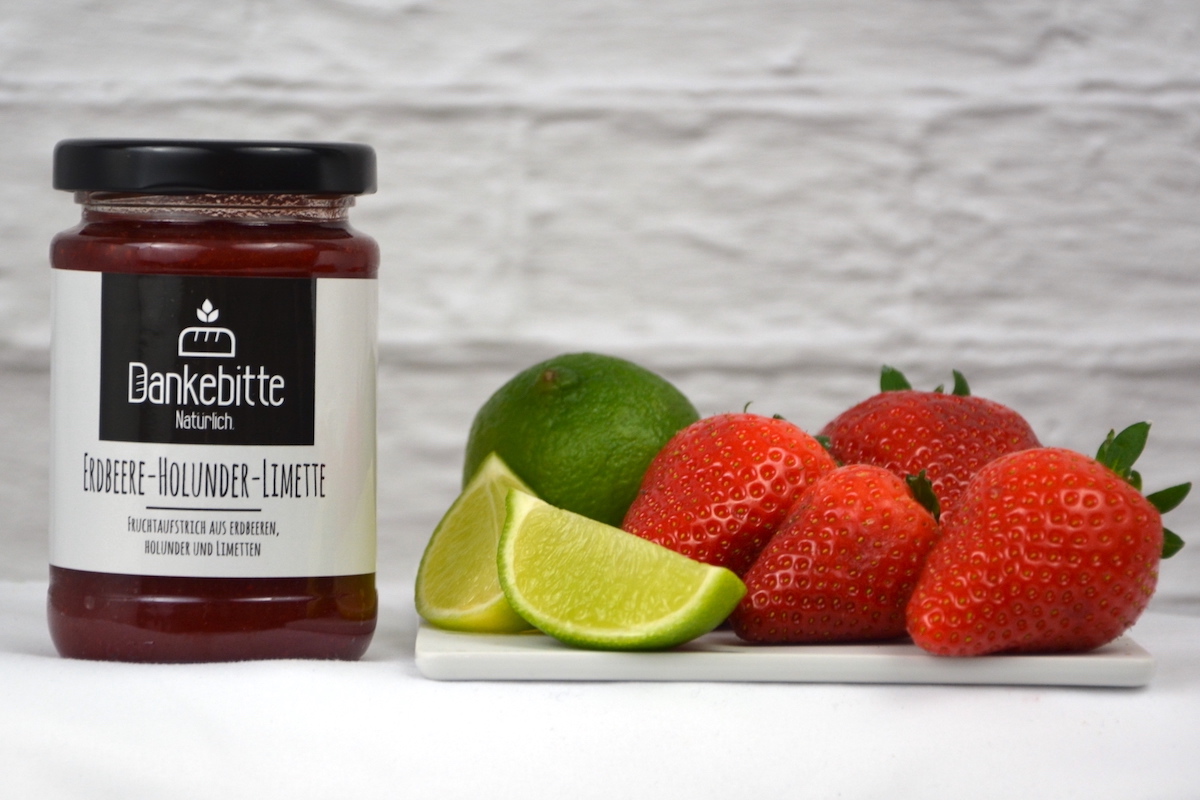 Dankebitte-Fruchtaufstrich-Erdbeer-Holunder-Limette-2nPRQEL3UFxckd Dankebitte Fruchtaufstrich Erdbeere Holunder Limette