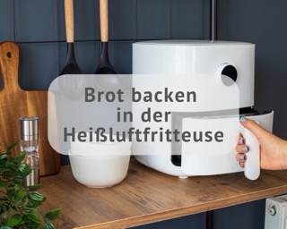 Klein (Brot backen in der Heißluftfritteuse) Klein (Brot backen in der Heißluftfritteuse)