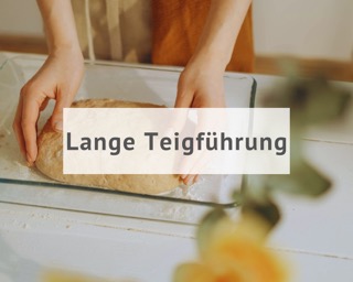 Lange Teigführung für eine Brotbackmischung Lange Teigführung für eine Brotbackmischung