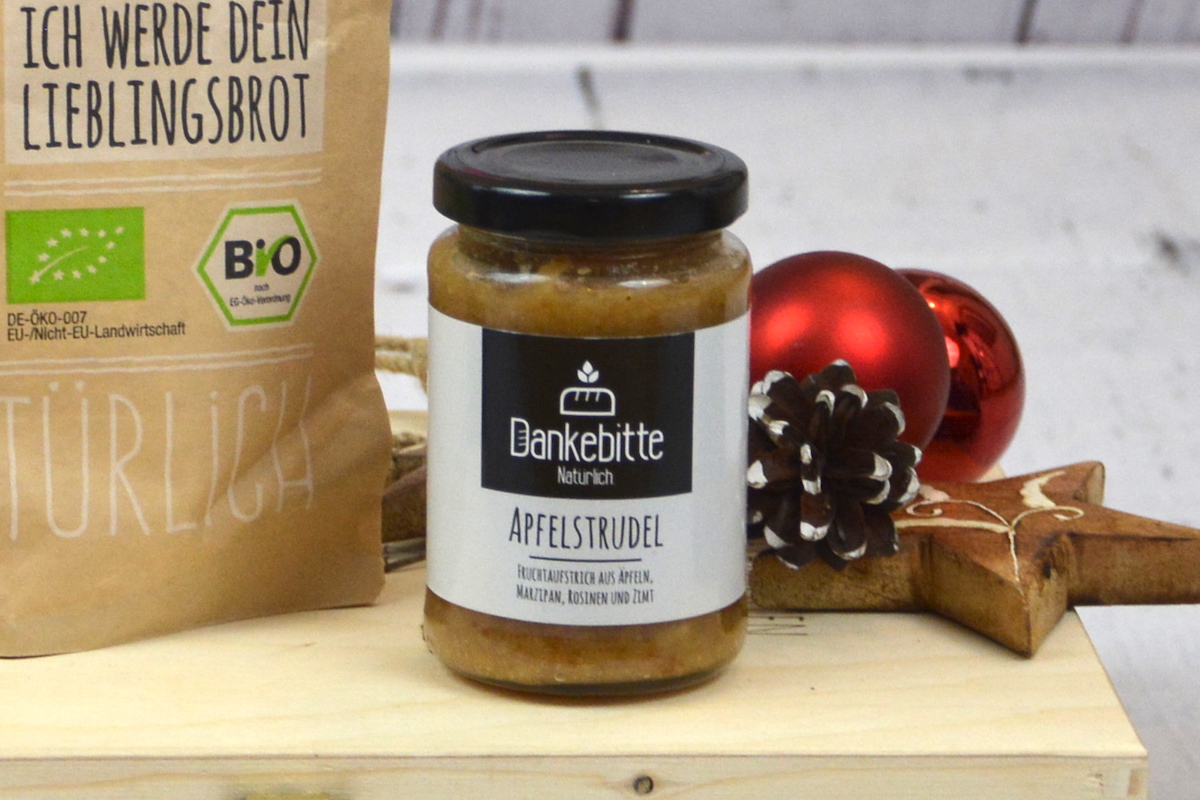 Fruchtaufstrich-Apfelstrudel Fruchtaufstrich Apfelstrudel