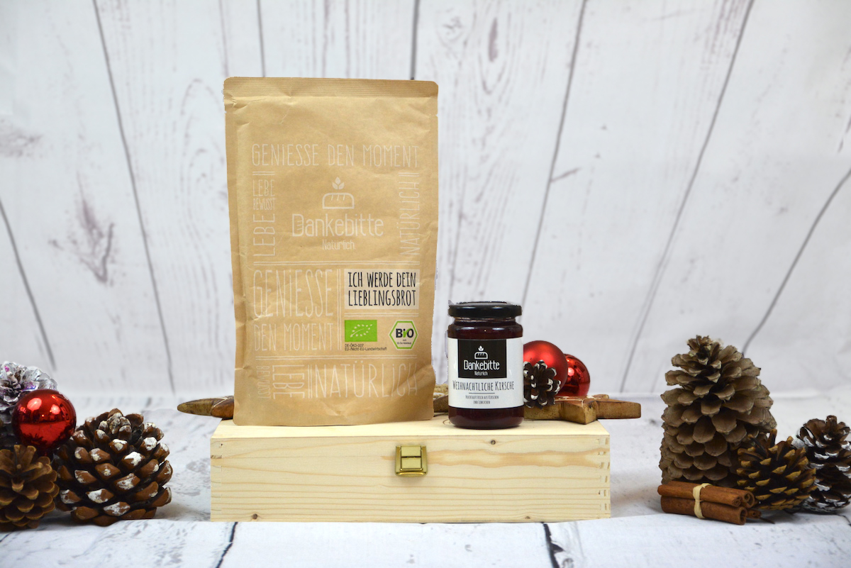 Weihnachtsgeschenkbox-klein-DB232-1e Dankebitte Holzkiste "Frohe Weihnachten" Weihnachtsgeschenkbox "klein"