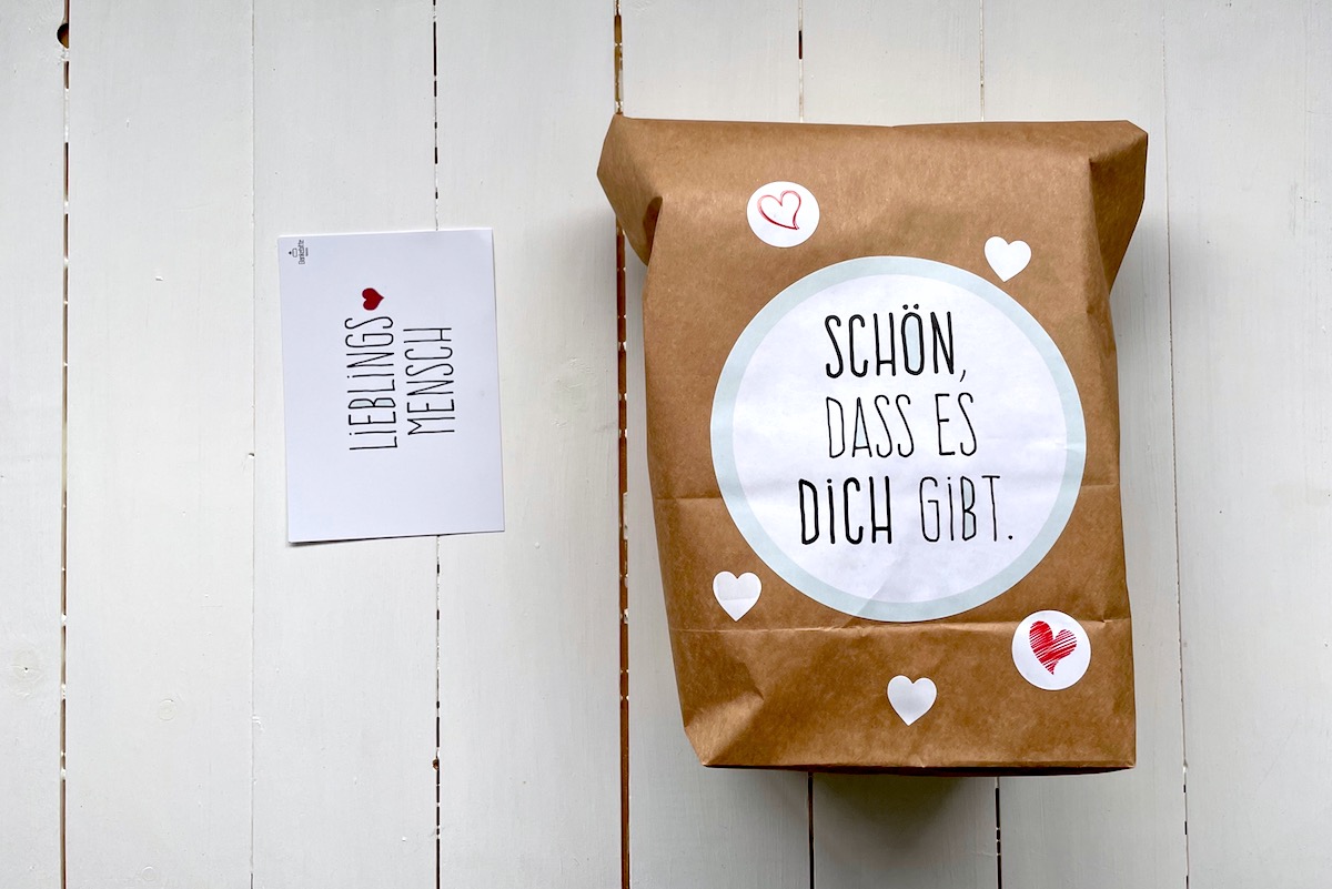 Geschenkverpackung-Valentinsset Valentinsset: Geschenk für Deinen Lieblingsmenschen