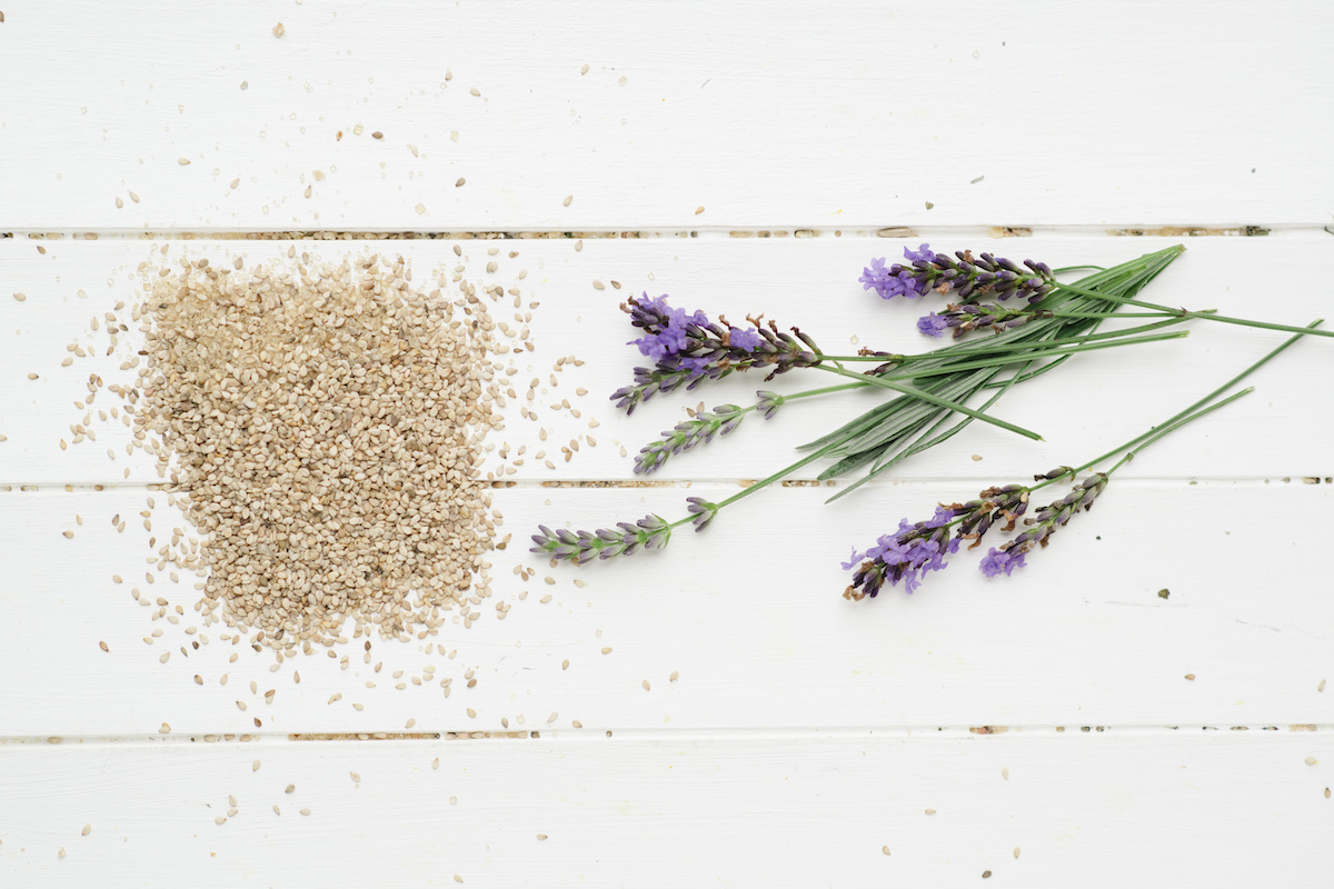 Brotbackmischung, Brot backen, Backmischung für Brot, Backmischung mit Lavendel