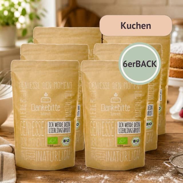Dankebitte 6erBACK Kuchen-Backmischungen