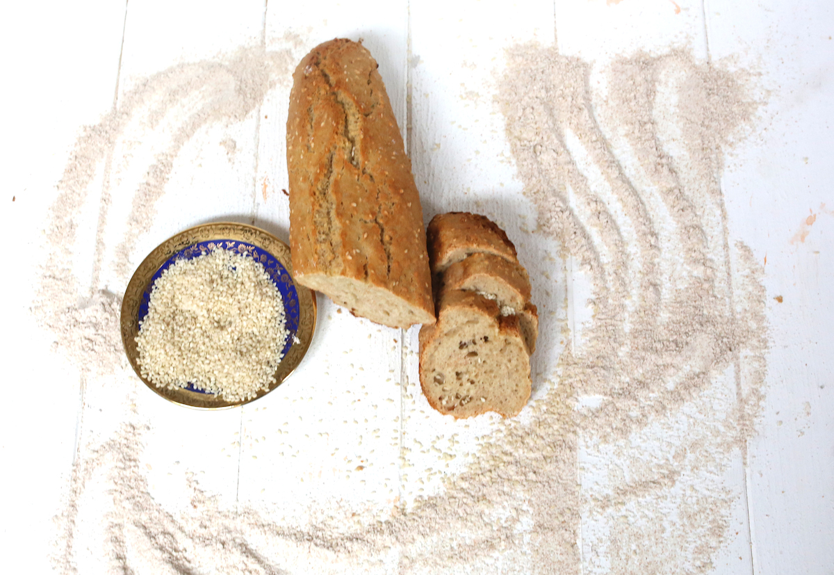 Backmischung-Sesambaguette2 Baguettes backen, Biobackmischung, Baguettes backen, Backmischung für Baguette,
