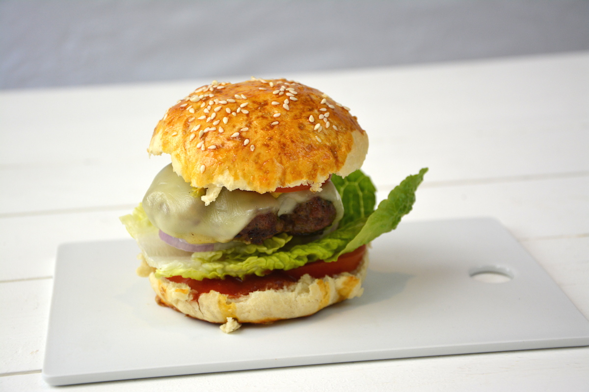 Burger-Buns-Backmischung3 Backmischung Burger Brötchen, Burger Brötchen selber machen