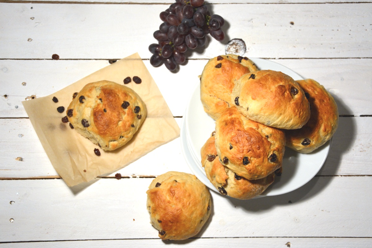 Backmischung-Rosinenbro-tchen-2 Backmischung Rosinen Brötchen