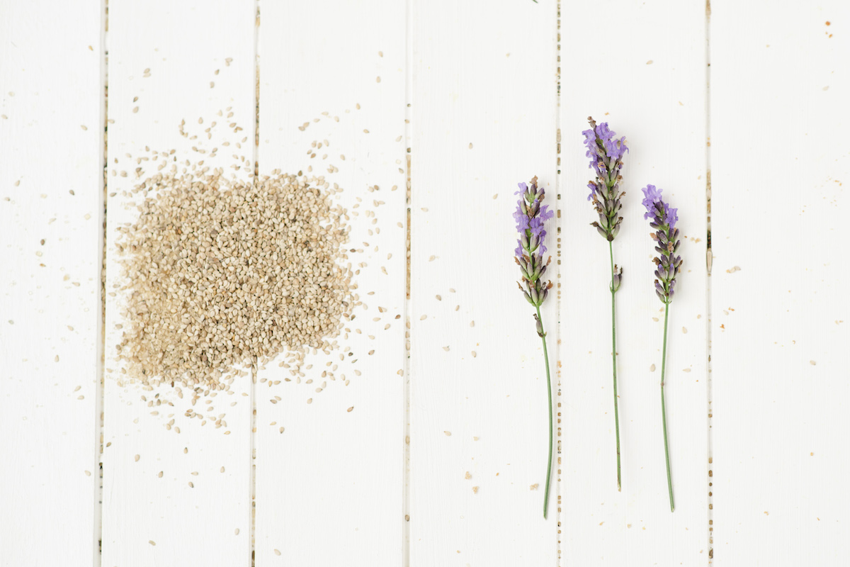 Brotbackmischung, Brot backen, Backmischung für Brot, Backmischung mit Lavendel