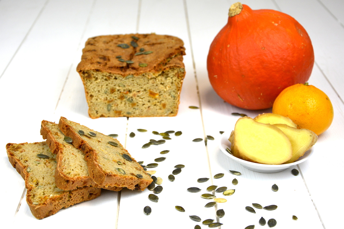 glutenfrei Brot Backmischung KOI Kürbis