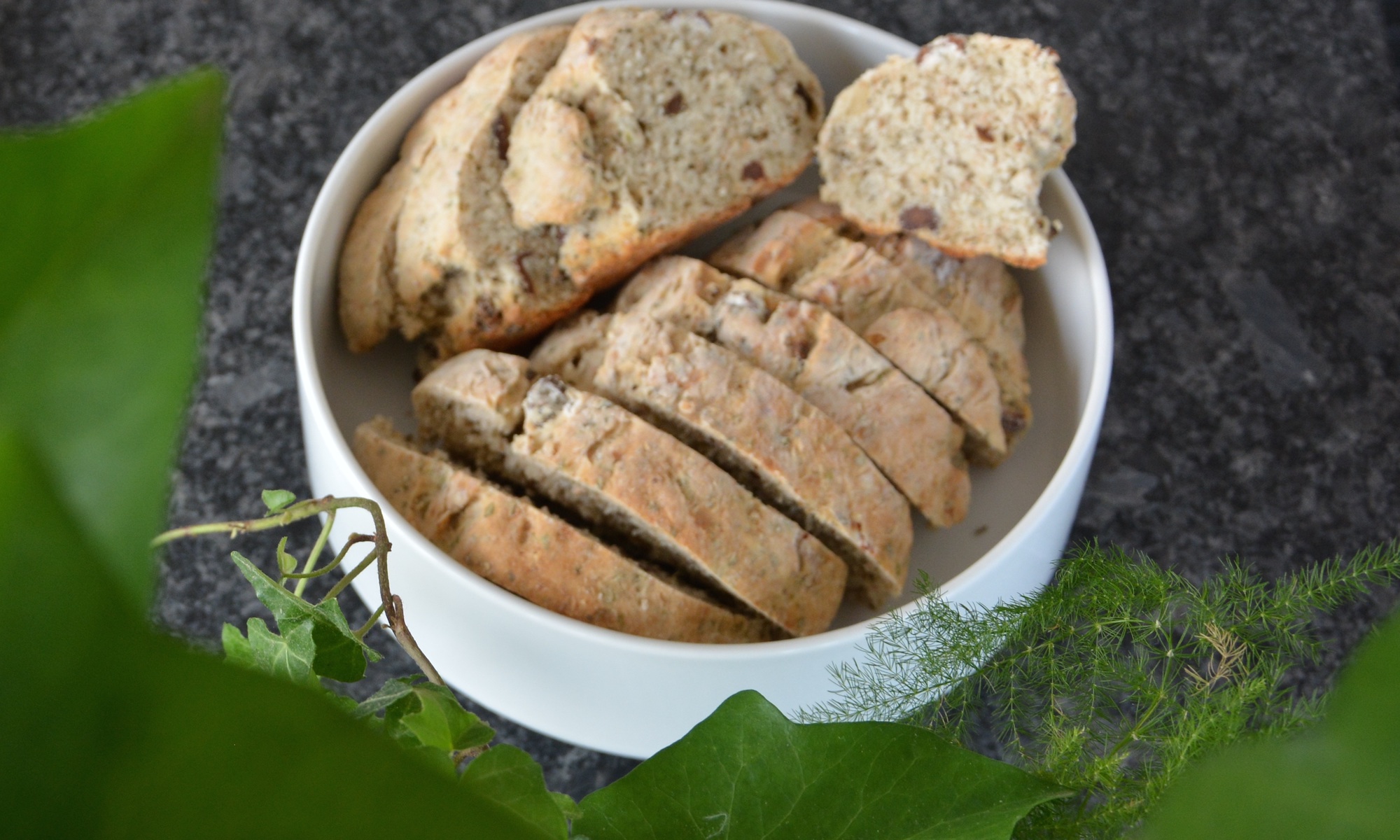 Brotbackmischung, Brot backen, Backmischung für Brot, Olivenbrot