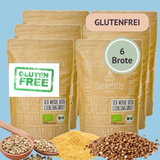 Sparset 6 Brote glutenfrei Sparset 6 Brote glutenfrei